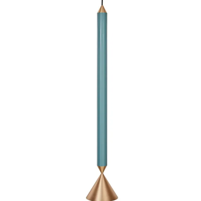Pholc Apollo 59 pendant, deep sea - polished brass