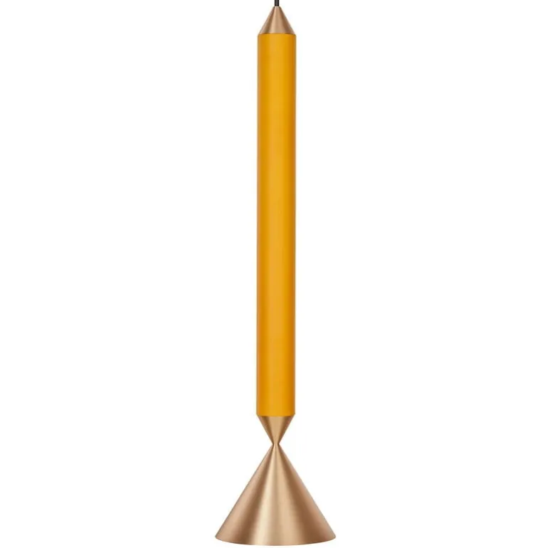 Pholc Apollo 39 pendant, honey gold - polished brass