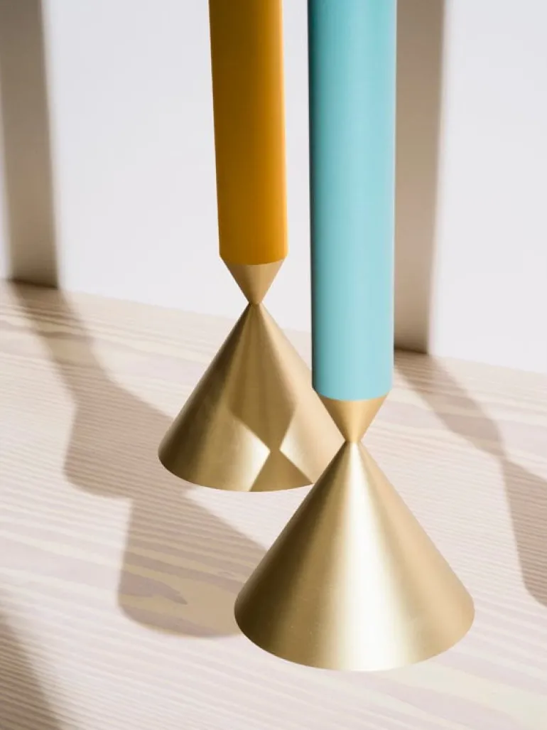 Pholc Apollo 39 pendant, honey gold - polished brass