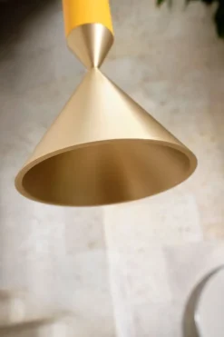 Pholc Apollo 79 pendant, honey gold - polished brass
