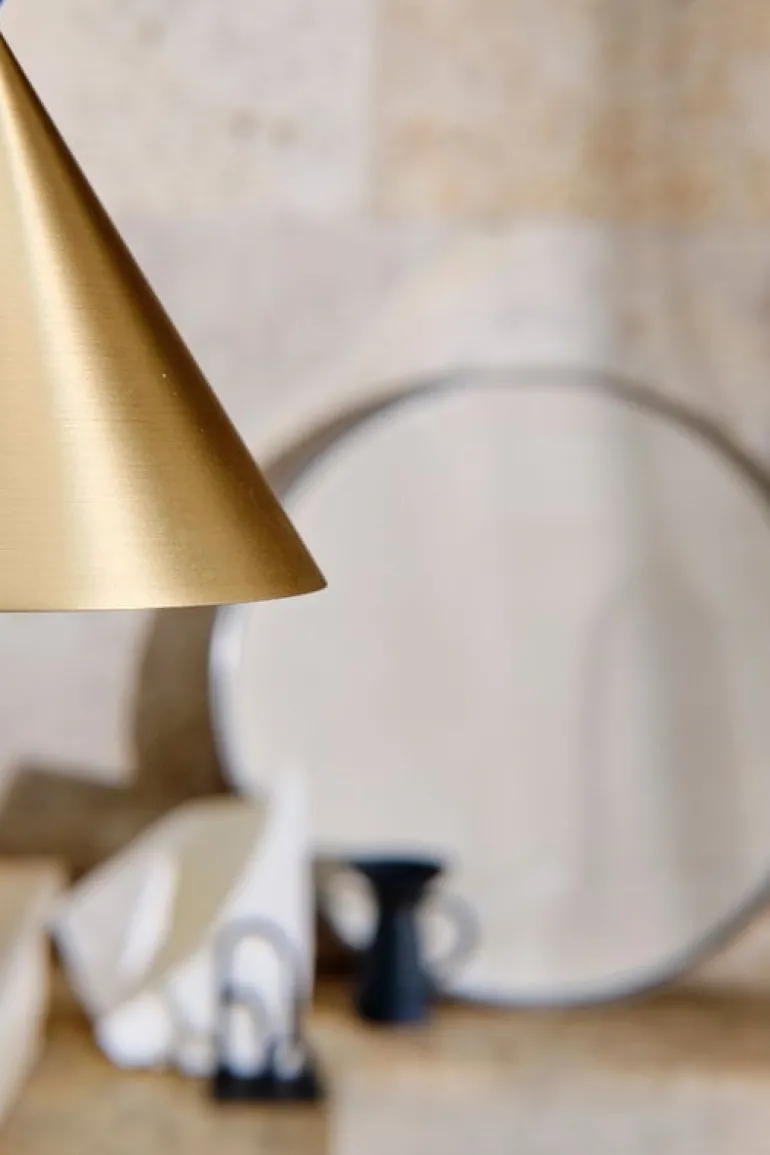 Pholc Apollo 79 pendant, honey gold - polished brass