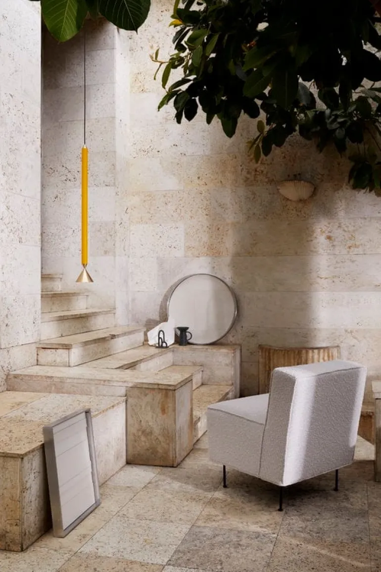 Pholc Apollo 79 pendant, honey gold - polished brass