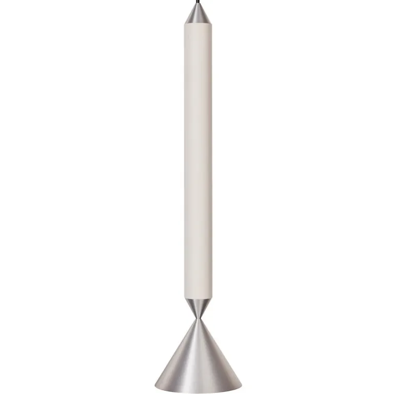 Pholc Apollo 39 pendant, white - polished aluminium