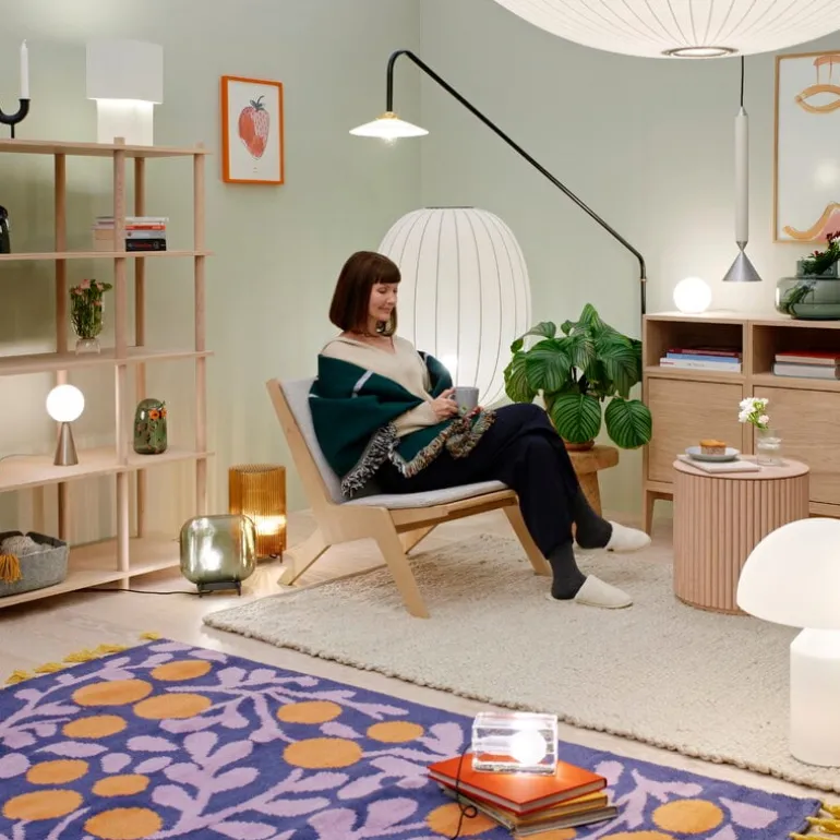 Pholc Apollo 39 pendant, white - polished aluminium