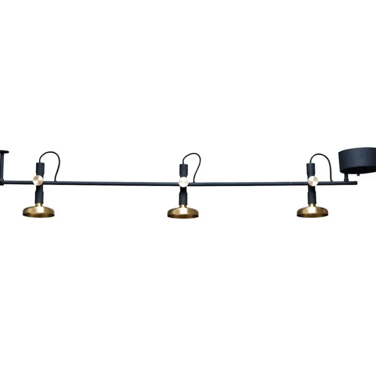 Pholc Blend 100 ceiling lamp, black-brass