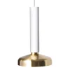 Pholc Blend 9 pendant LED, white - brass