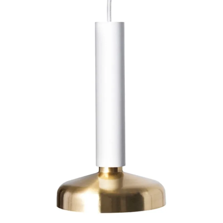 Pholc Blend 9 pendant LED, white - brass