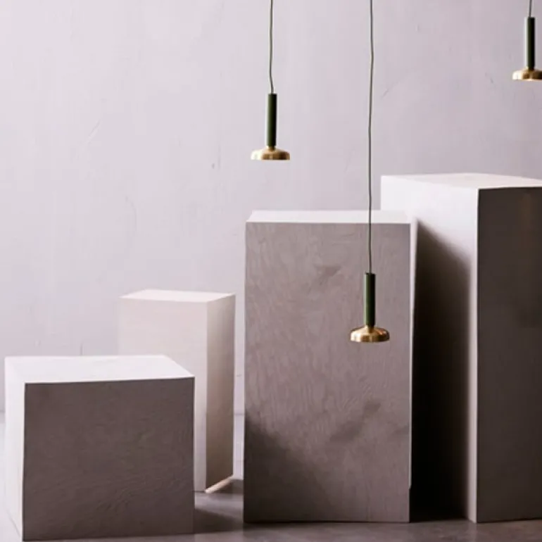 Pholc Blend 9 pendant LED, black-brass