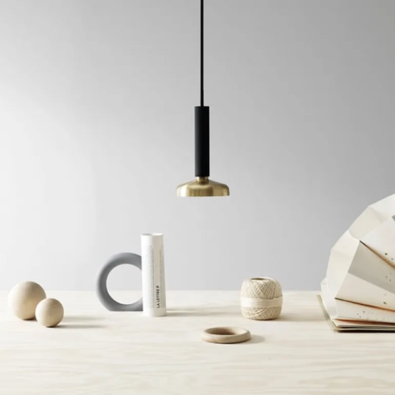 Pholc Blend 9 pendant LED, black-brass