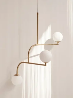 Pholc Mobil 70 pendant, brass