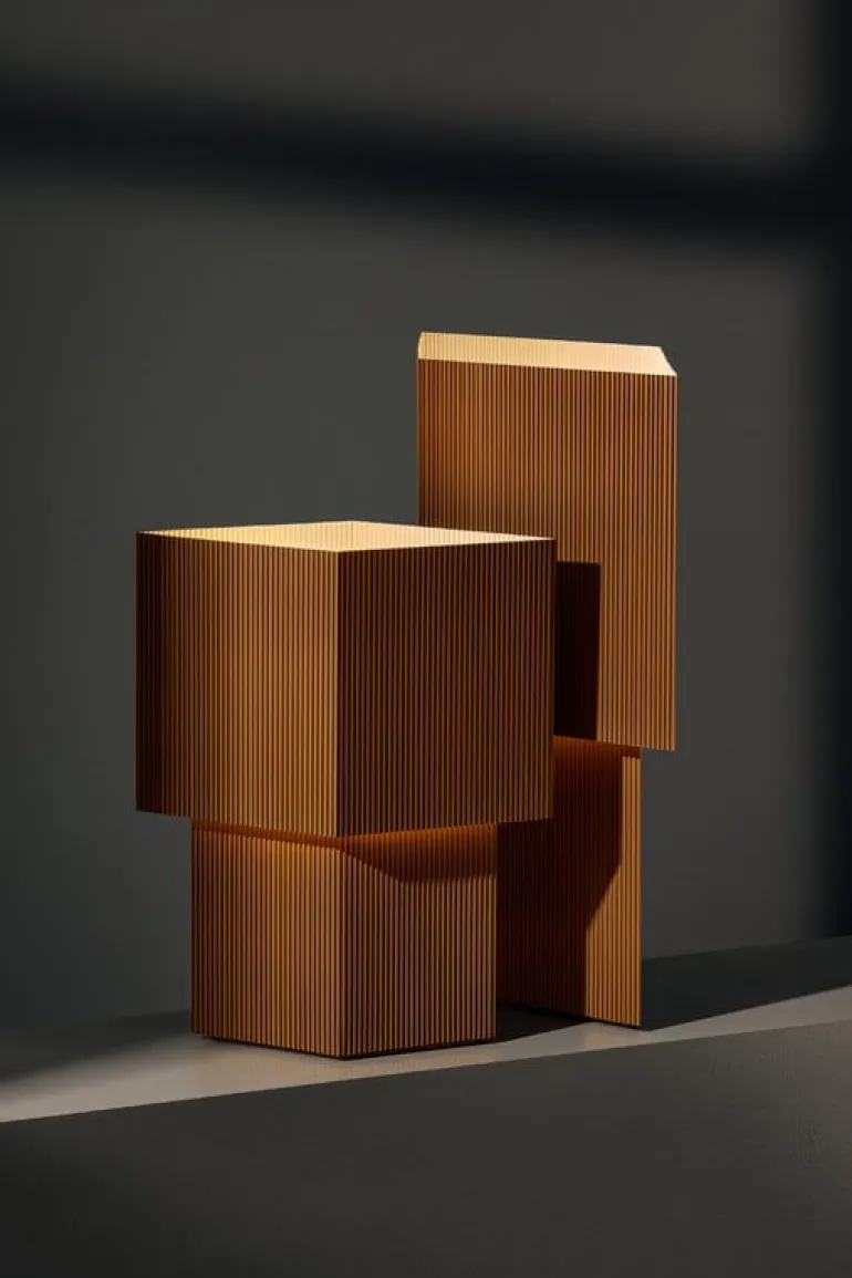 Pholc Romb 36 table lamp, cumin