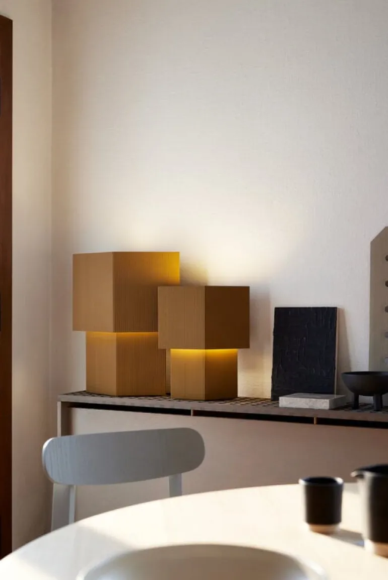 Pholc Romb 36 table lamp, cumin