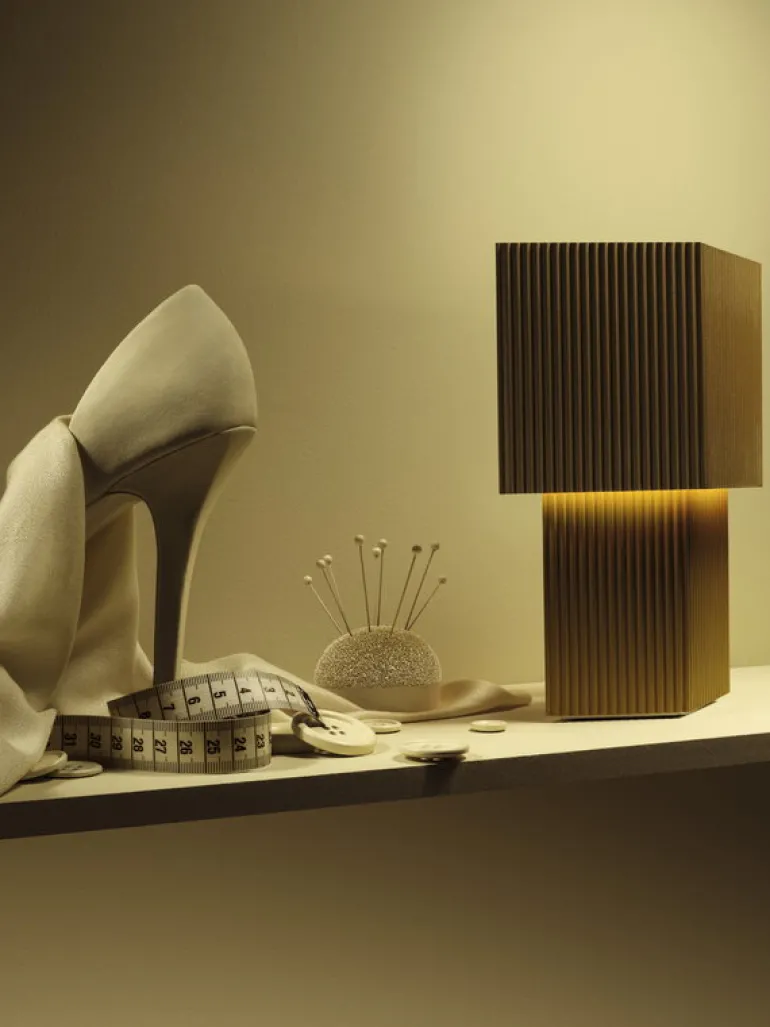 Pholc Romb Mini table lamp, cumin