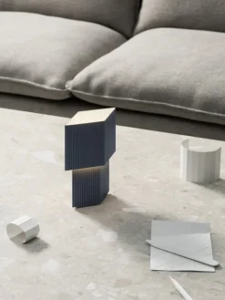 Pholc Romb Mini table lamp, blue stone