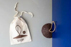 Pidät Stop doorstop, brown