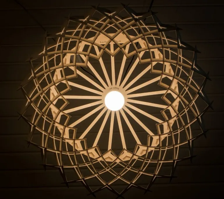 Pilke Lights Pilke Signature 60 pendant, birch