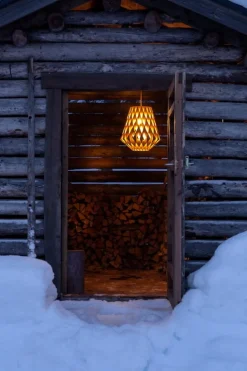Pilke Lights Pilke Signature 36 pendant, birch