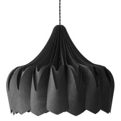 Pilke Lights Pioni pendant, large, black