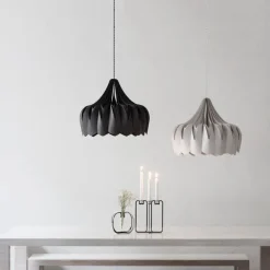 Pilke Lights Pioni pendant, large, black