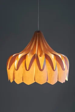 Pilke Lights Pioni pendant, large, birch