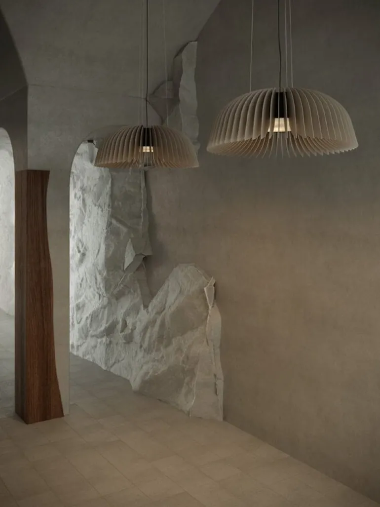 Pilke Lights Verna 77 pendant, birch