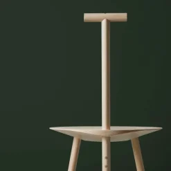 PLEASE WAIT to be SEATED Spade chair, natural ash