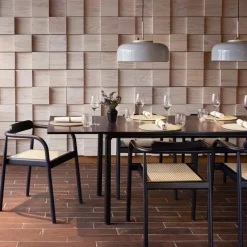 PLEASE WAIT to be SEATED Podgy pendant lamp, ash grey