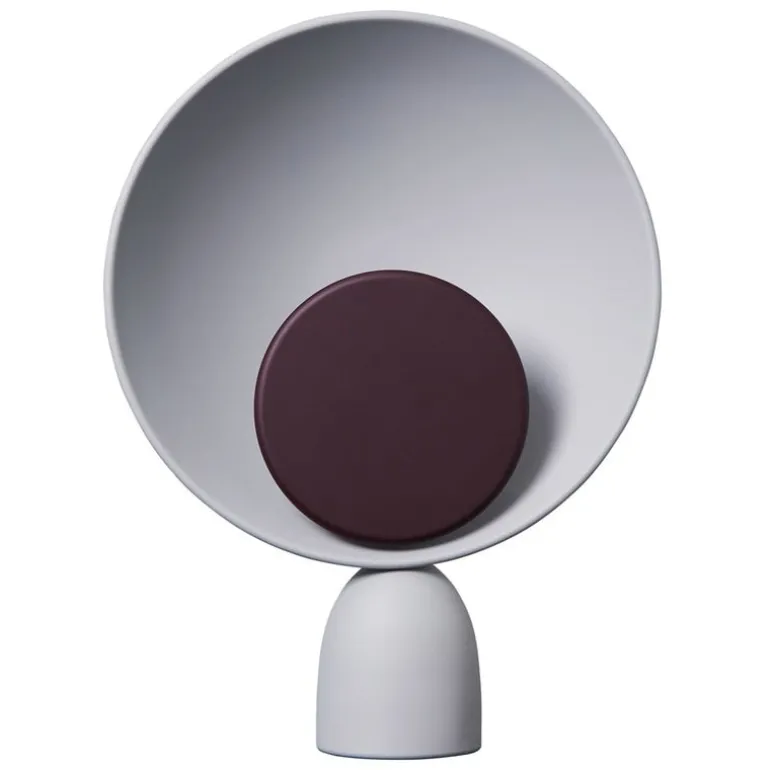 PLEASE WAIT to be SEATED Blooper table lamp, fig purple