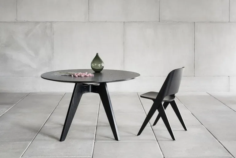 Poiat Lavitta table, round, 120 cm, black