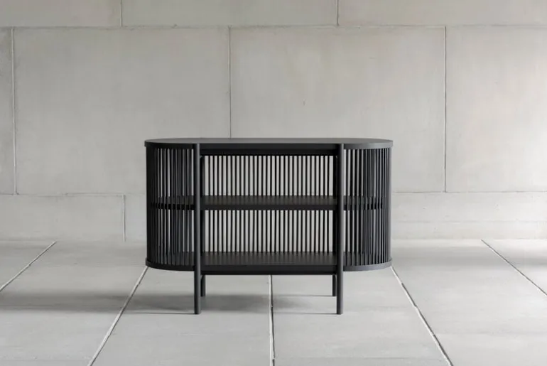 Poiat Petit Bastone sideboard with doors, black