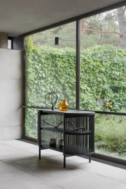 Poiat Petit Bastone sideboard with doors, black