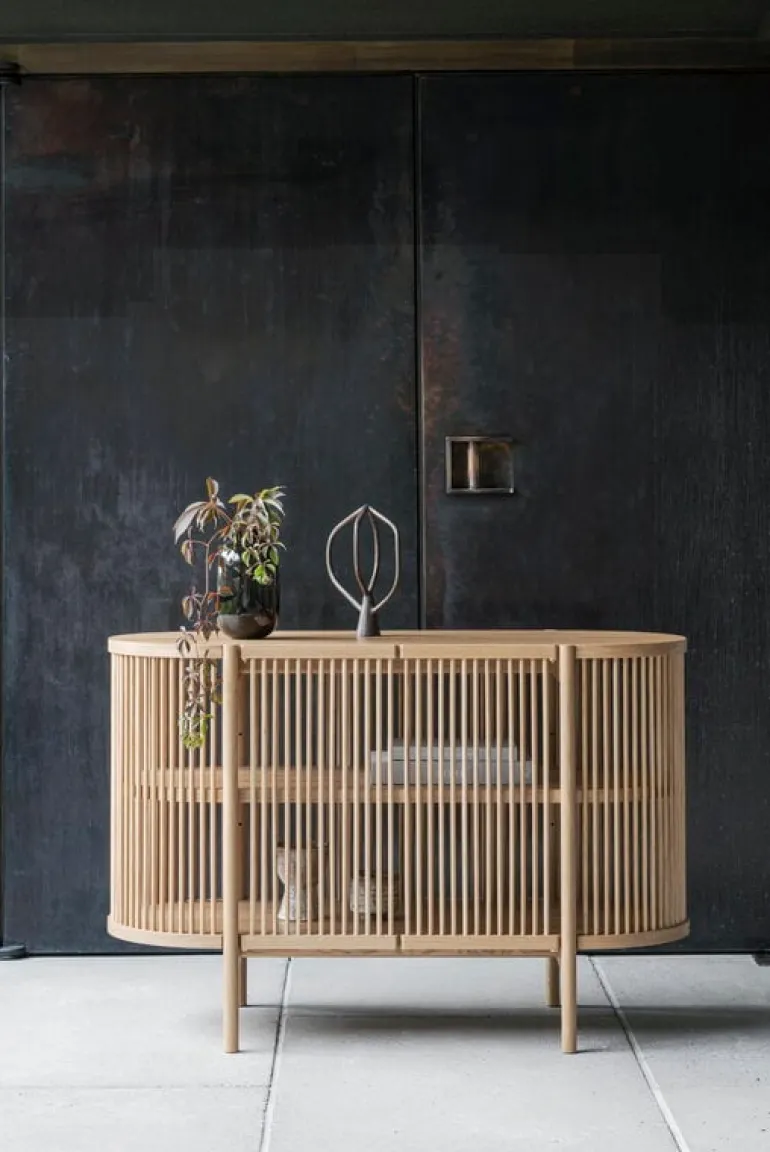 Poiat Petit Bastone sideboard with doors, black