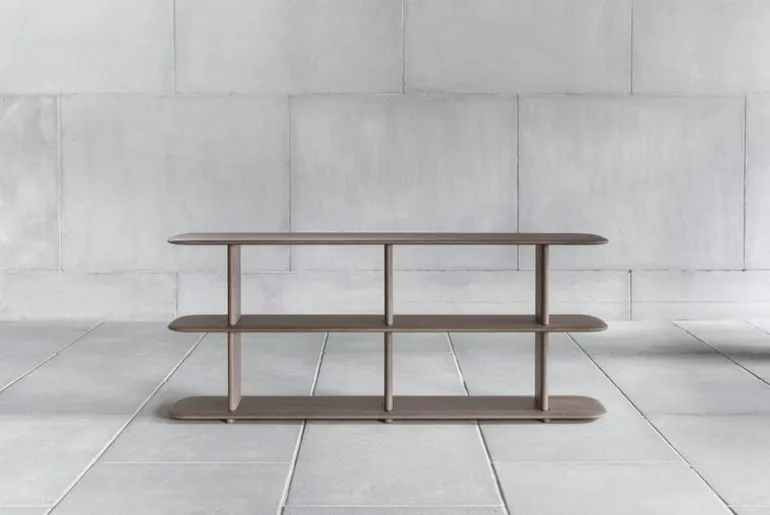 Poiat Poeme 74 shelf, dark oak