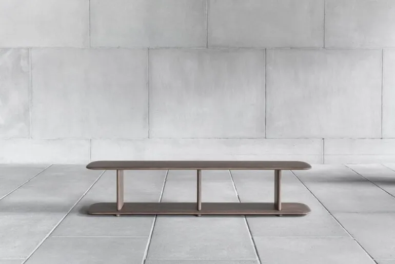 Poiat Poeme 39 shelf, dark oak