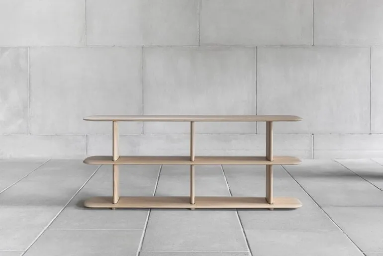 Poiat Poeme 74 shelf, oak