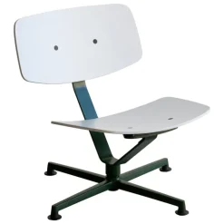 Raawii Arba lounge chair, plywood, dark green - light grey