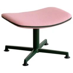Raawii Arba ottoman, dark green - Vidar pink
