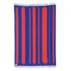 Raawii Brush blanket, blue - red