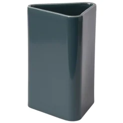 Raawii Canvas vase, large, peacock blue