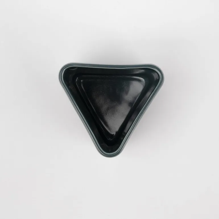 Raawii Canvas vase, large, peacock blue