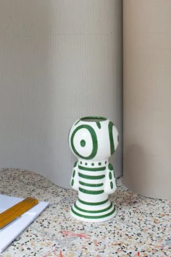 Raawii Dummy vase, dark green