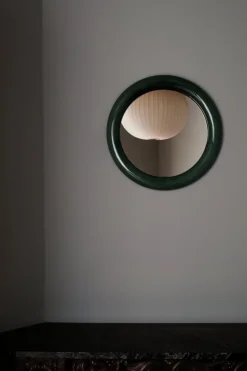 Raawii Duplum reactive mirror, electric jade