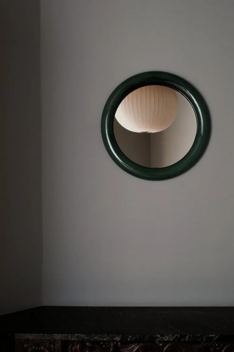 Raawii Duplum reactive mirror, electric jade