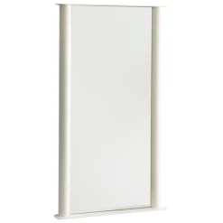 Raawii Pipeline mirror, large, pearl white