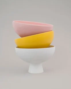 Raawii Strøm bowl, coral blush