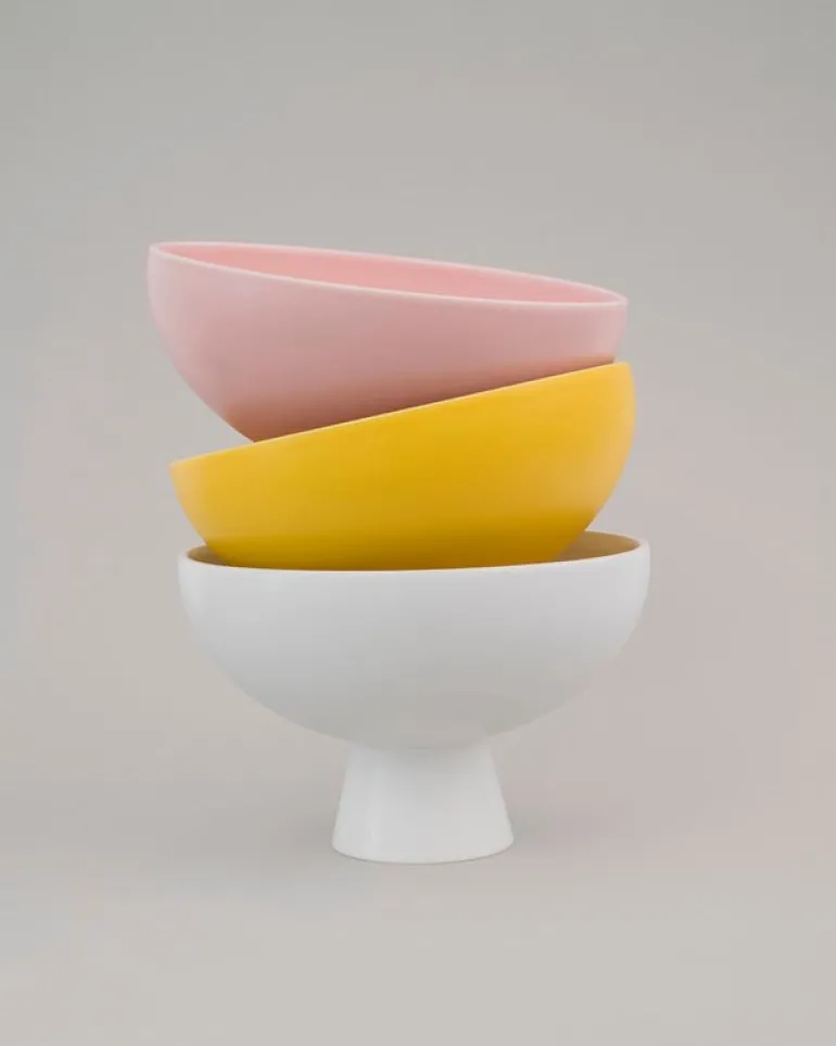 Raawii Strøm bowl, coral blush