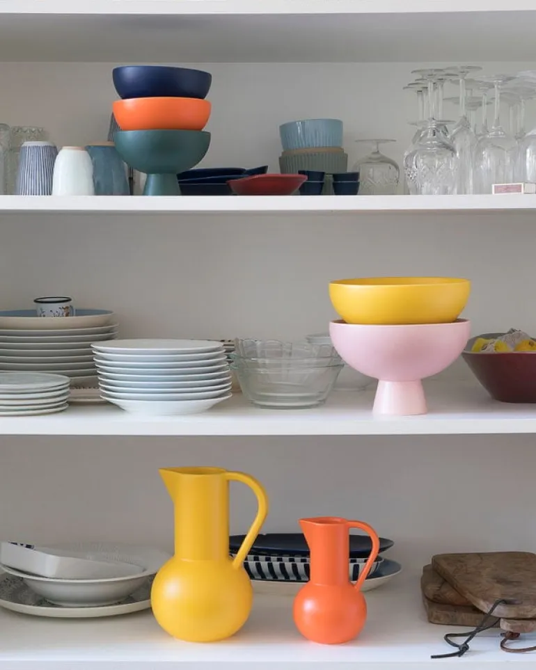 Raawii Strøm bowl, coral blush