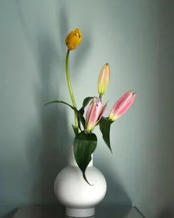 Raawii Strøm vase, vaporous grey