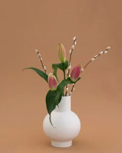 Raawii Strøm vase, vaporous grey