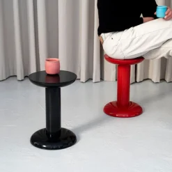 Raawii Thing stool, carmine red